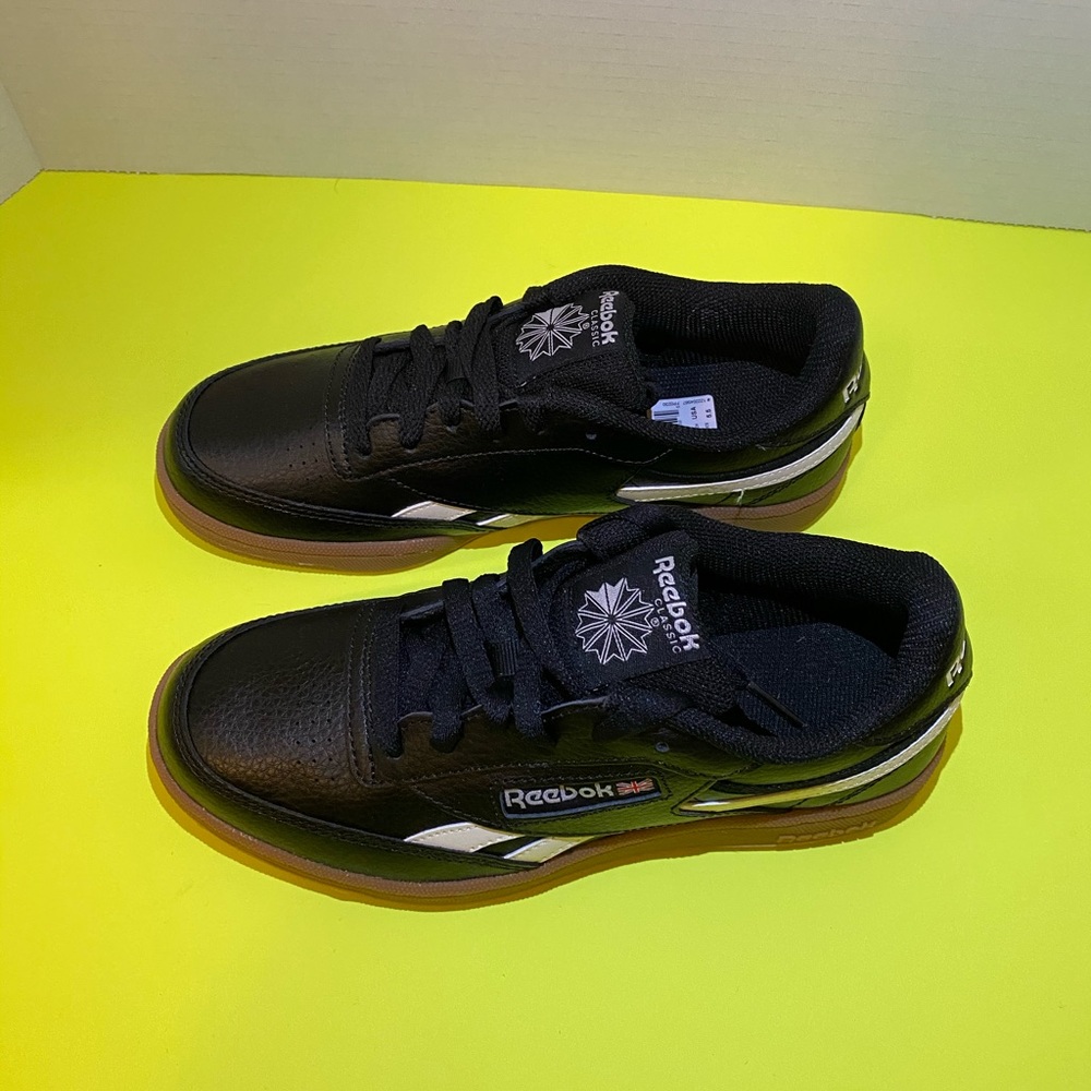 Reebok Workout Plus Unisex Shoes Black Learher